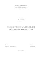 prikaz prve stranice dokumenta FINANCIRANJE SUSTAVA DUGOTRAJNE NJEGE U EUROPSKIM DRŽAVAMA