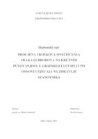 prikaz prve stranice dokumenta PROCJENA TROŠKOVA ONEČIŠĆENJA ZRAKA IZ BRODOVA NA KRUŽNIM PUTOVANJIMA U GRADSKOJ LUCI SPLIT PO OSNOVI UTJECAJA NA ZDRAVLJE STANOVNIKA