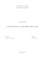 prikaz prve stranice dokumenta UVOĐENJE EURA U REPUBLIKU HRVATSKU