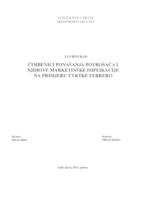 prikaz prve stranice dokumenta Čimbenici ponašanja potrošača i njihove marketinške implikacije na primjeru tvrtke Ferrero