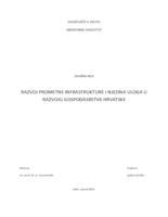 prikaz prve stranice dokumenta Razvoj prometne infrastrukture i njezina uloga u razvoju gospodarstva Hrvatske 