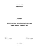 prikaz prve stranice dokumenta ANALIZA KRETANJA PLAĆA U REPUBLICI HRVATSKOJ NAKON PRISTUPA EUROPSKOJ UNIJI