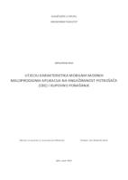 prikaz prve stranice dokumenta Utjecaj karakteristika mobilnih modnih maloprodajnih aplikacija na angažiranost potrošača (CBE) i kupovno ponašanje