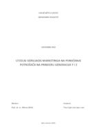 prikaz prve stranice dokumenta Utjecaj gerilskog marketinga na ponašanje potrošača na primjeru generacija Y i Z