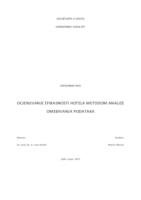 prikaz prve stranice dokumenta Ocjenjivanje efikasnosti hotela metodom analize omeđivanja podataka