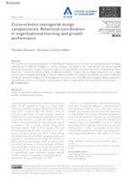 prikaz prve stranice dokumenta Cross-echelon managerial design competencies: Relational coordination in organizational learning and growth performance