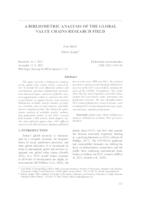 prikaz prve stranice dokumenta A bibliometric analysis of the global value chains research field