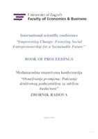 prikaz prve stranice dokumenta Service learning in higher education: Evidence from Faculty of Economics, Business and Tourism Split