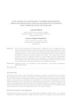 prikaz prve stranice dokumenta Challenges of sustainable tourism management: urban regeneration through information transfer and communication technology