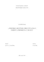 prikaz prve stranice dokumenta Tehnike grupnog odlučivanja i njihova primjena u banci