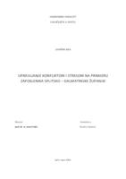 prikaz prve stranice dokumenta Upravljanje konfliktom i stresom na primjeru zaposlenika Splitsko-dalmatinske županije 
