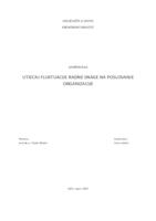 prikaz prve stranice dokumenta Utjecaj fluktuacije radne snage na poslovanje organizacije