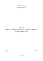 prikaz prve stranice dokumenta Primjena umjetne inteligencije pri regrutiranju i selekciji zaposlenika