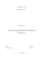 prikaz prve stranice dokumenta UTJECAJ UPRAVLJANJA ZNANJEM NA AGILNOST U PODUZEĆU X