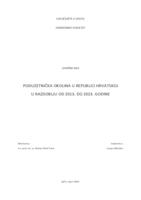 prikaz prve stranice dokumenta Poduzetnička okolina u Republici Hrvatskoj u razdoblju od 2013.- 2023. godine